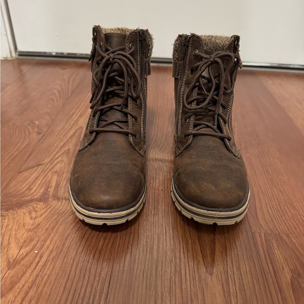 Brown Leather Boots